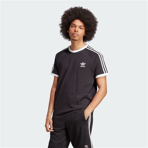 adidas herren 3 streifen t shirt|Adidas three stripes branding.